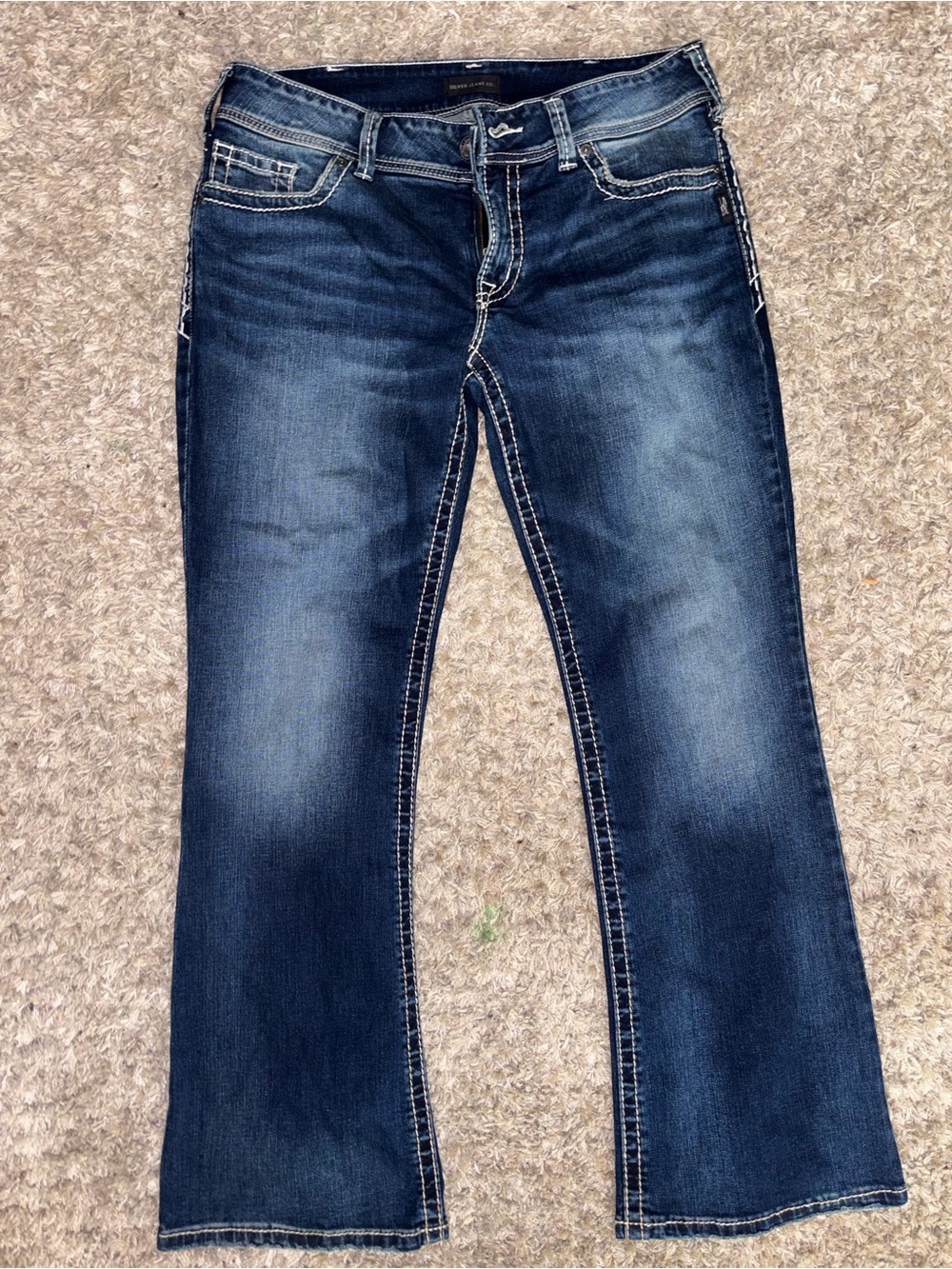 Silver Jeans Dark Blue Flare Jeans